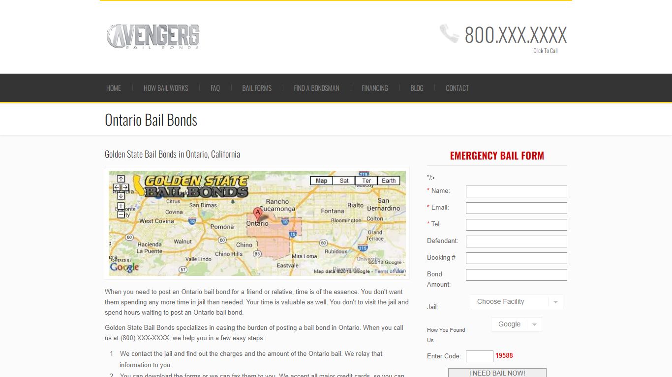 Ontario Bail Bonds | Bail Bond in ... - Golden State Bail