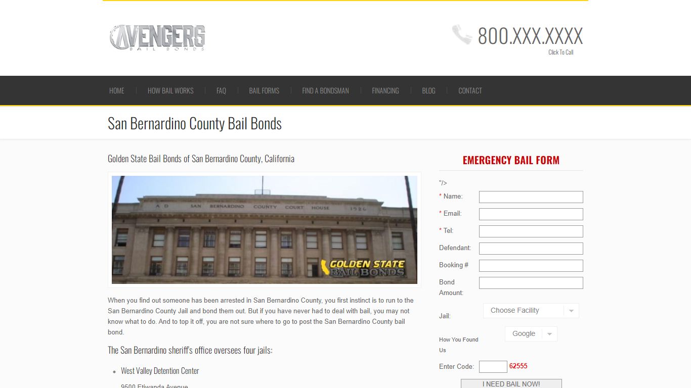 San Bernardino County California Bail ... - Golden State Bail